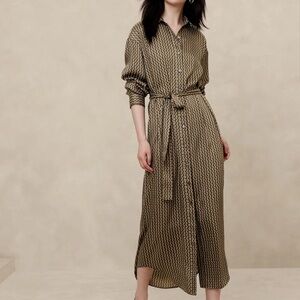 NWT Banana Republic Tie-Waist Maxi Dress